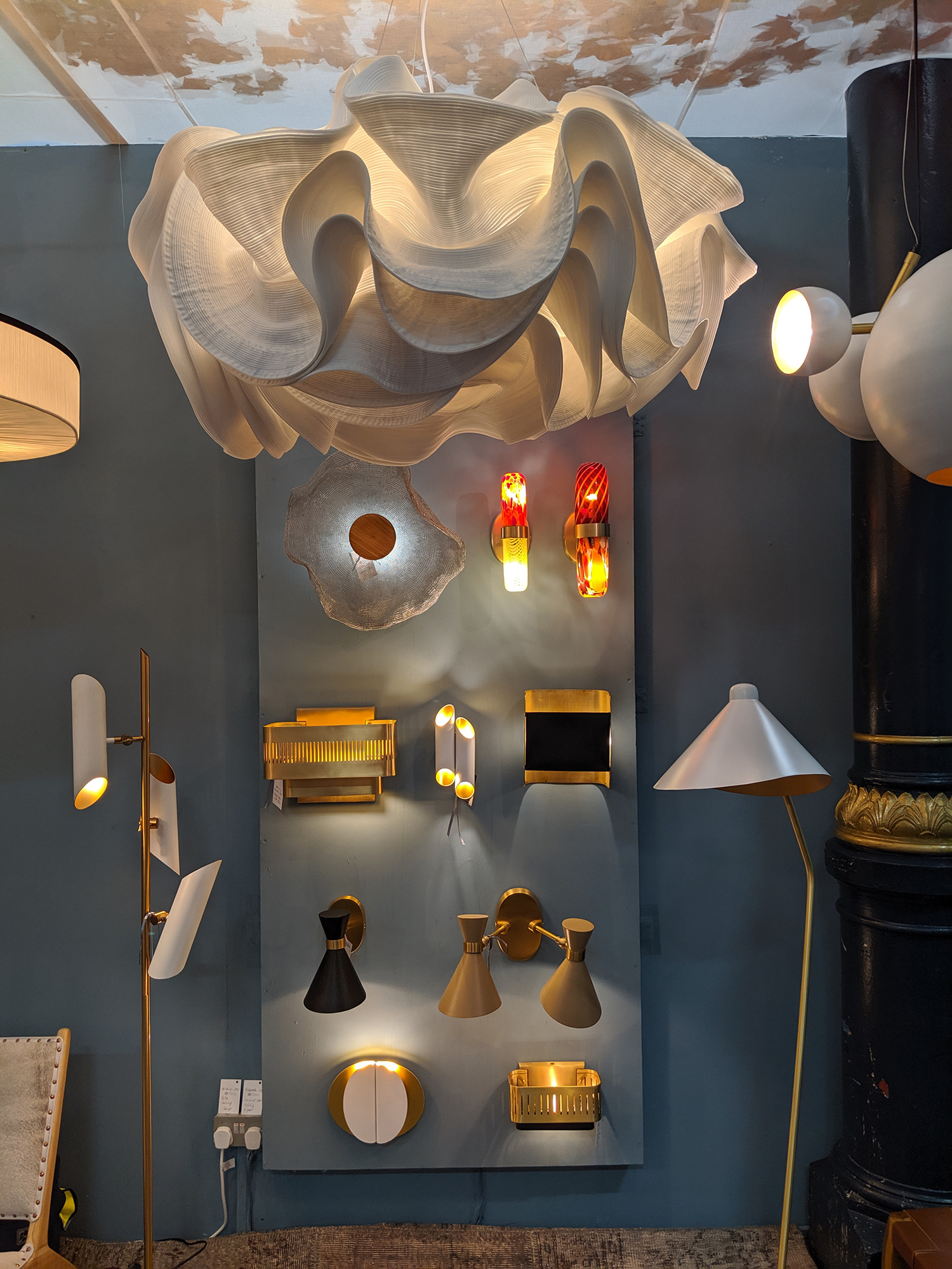 Beautiful organic shapes in lighting from Ging Lighting