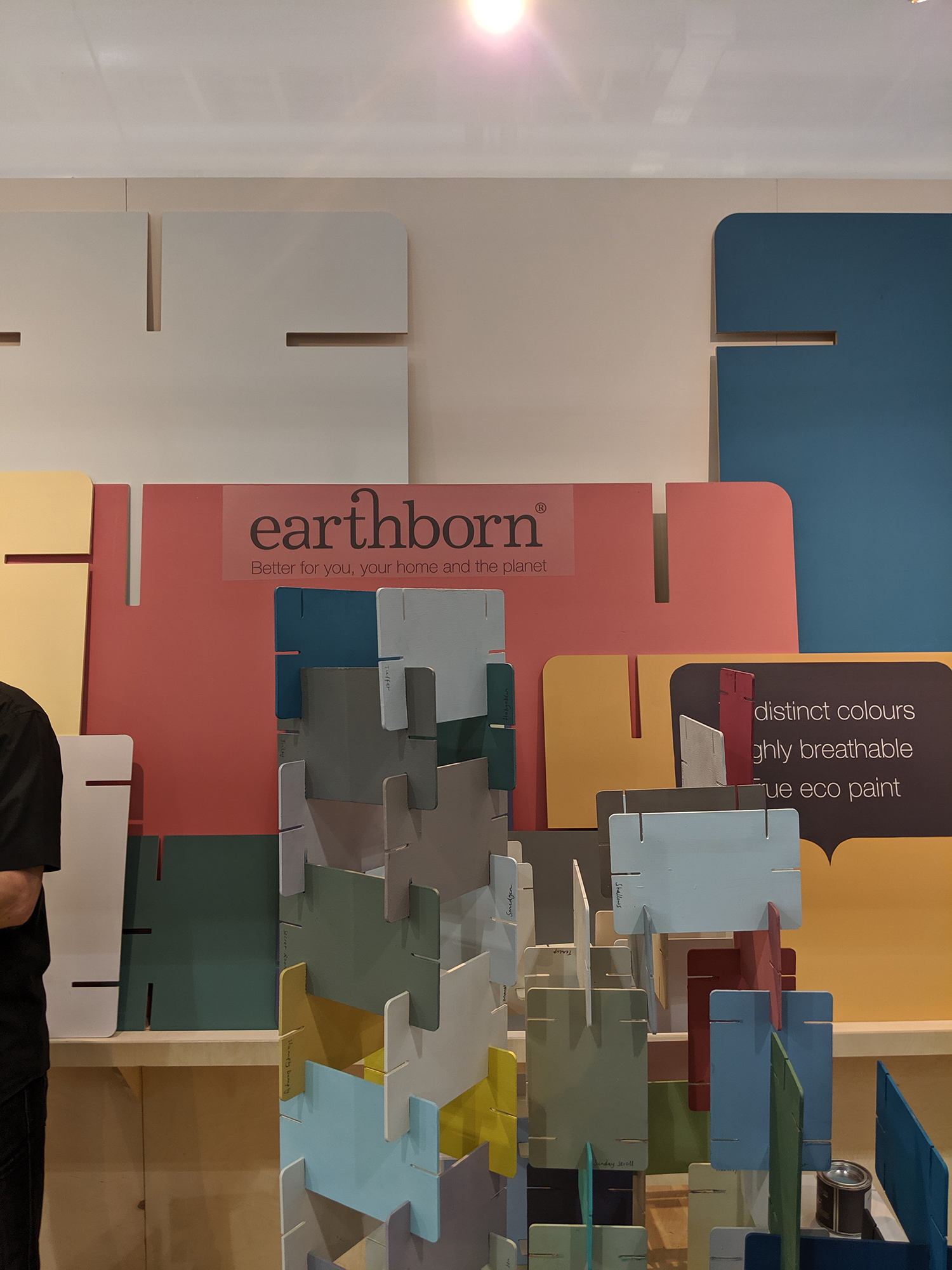 The Earthborn UK stand who have been producing environmentally sound paints since 2002.