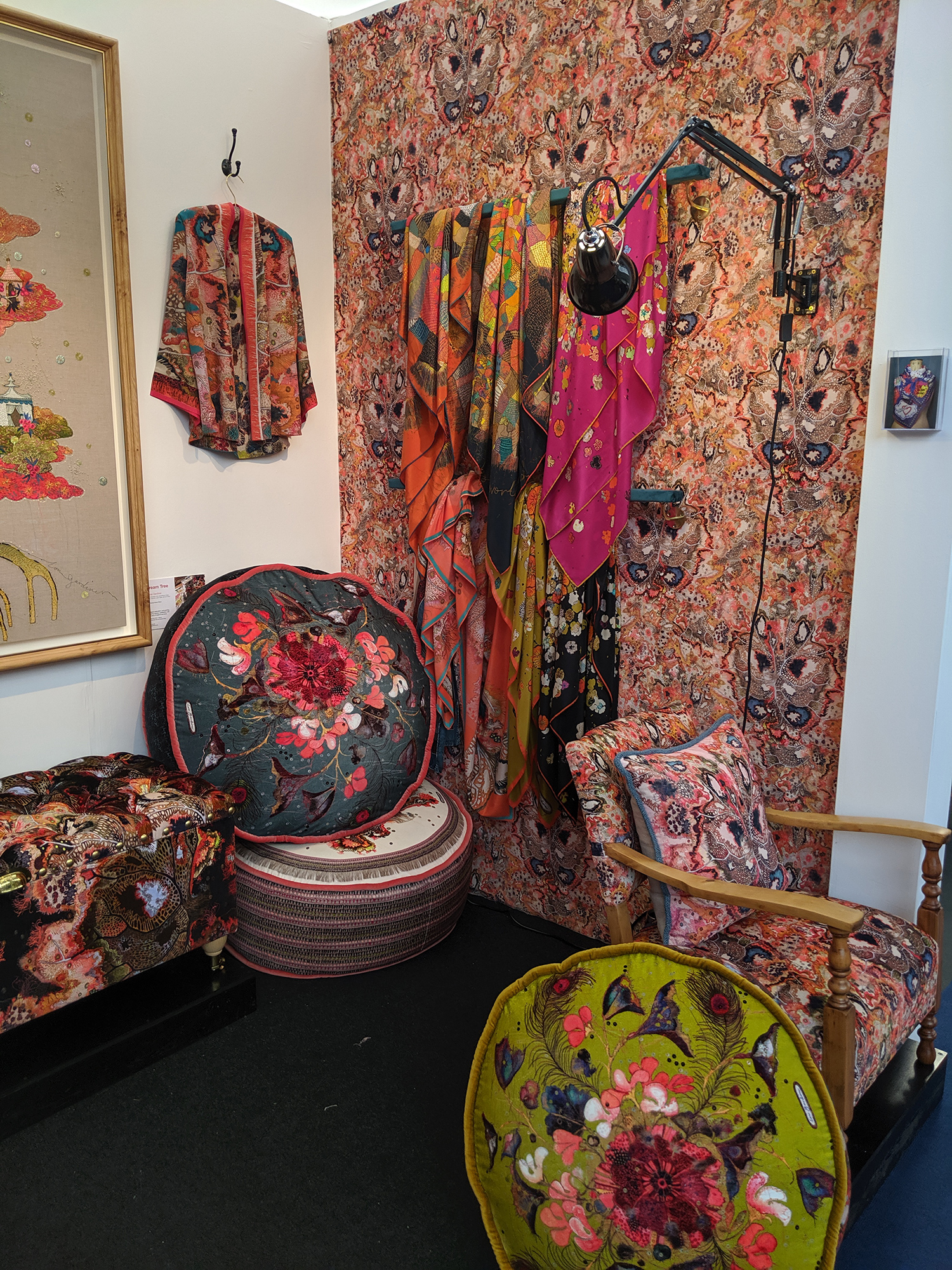 A photo of the Lou Gardner stand at Decorex 