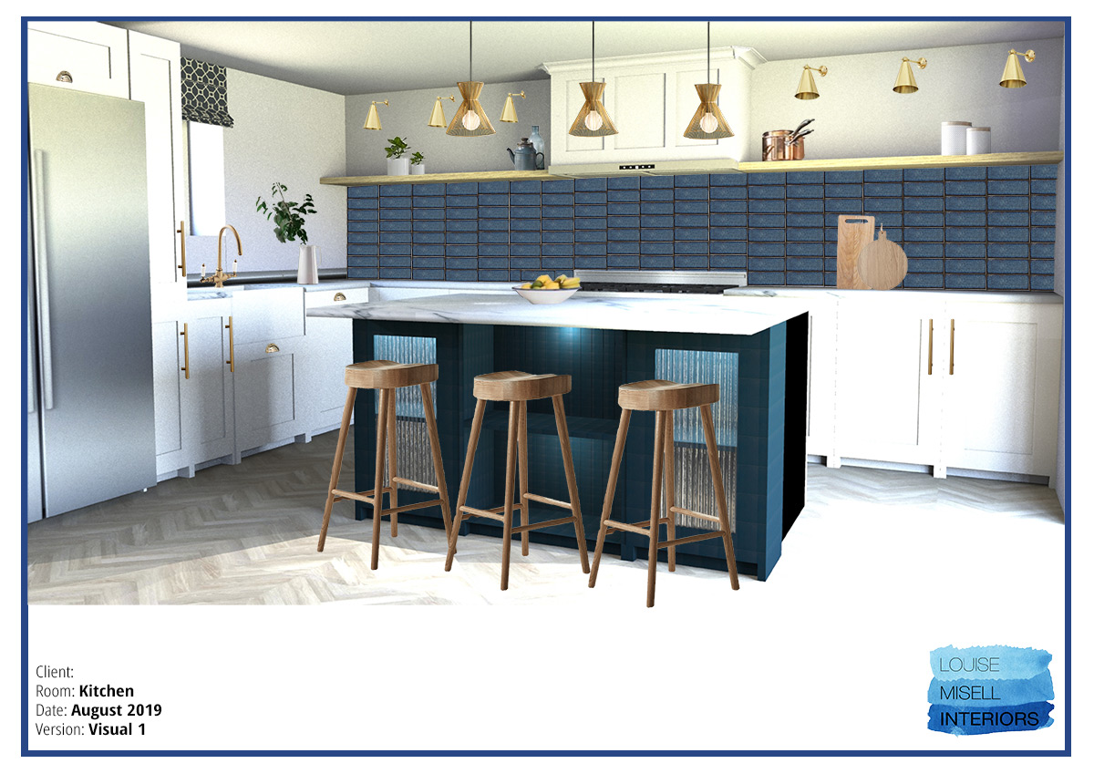 A computer generated image of how the new kitchen could look.