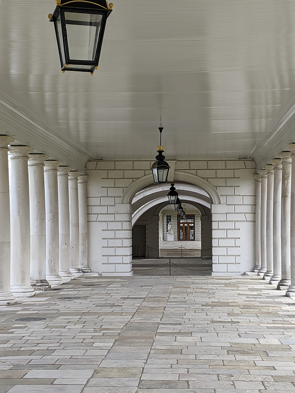 My photo of the Queen's House Colonade in Greenwich.